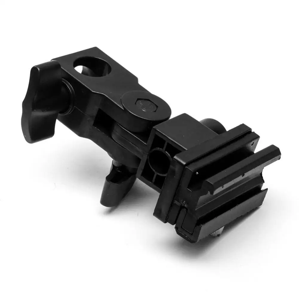 Photo Flash Adapter Hot Shoe Swivel Mount Light Stand Bracket B Umbrella Holder