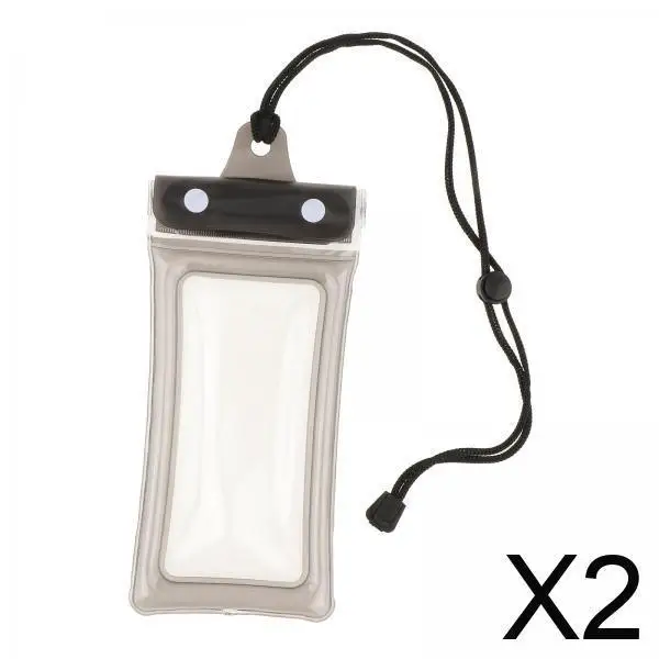 

Waterproof Phone Pouch with Adjustable Lanyard TPU Material Inflatable Boat Bag for Beach Snorkeling Canoeing Rowing