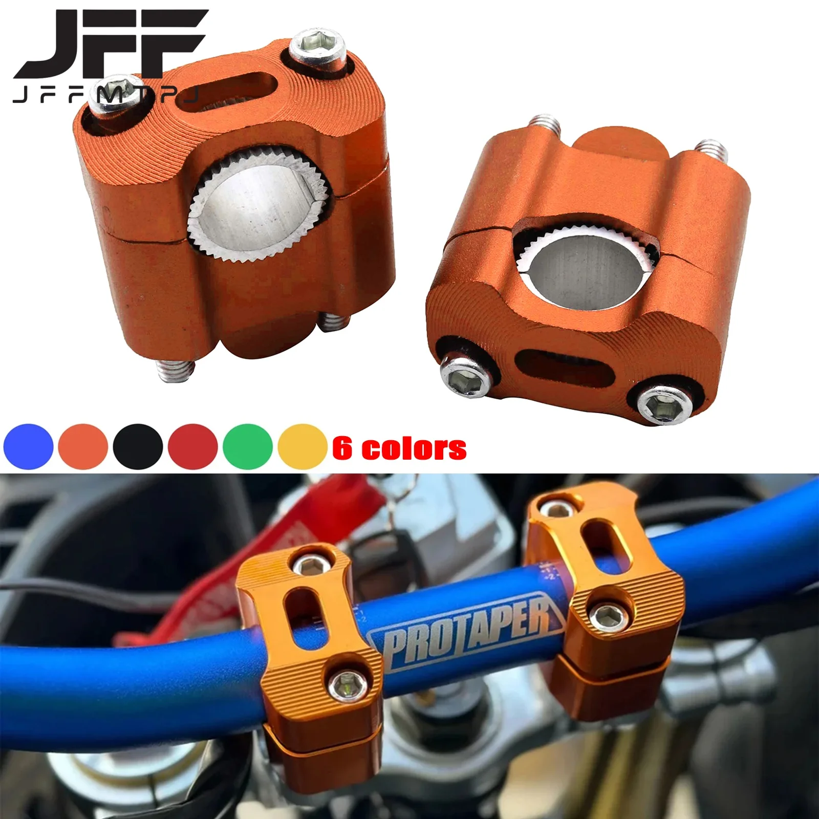 Motorcycle ATV 22mm 28mm Handlebar Clamp Handlebar Risers Adapter Bar Clamps For KTM Honda Kawasaki Yamaha Suzuki Universal