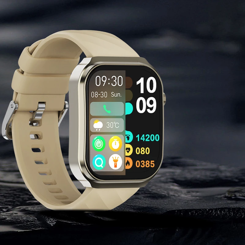 2025 جديد 5.3 ساعة متصلة بالبلوتوث 2.1 بوصة 320*386 دقة عالية دقة معدل ضربات القلب مراقبة الصحة ساعة رياضية