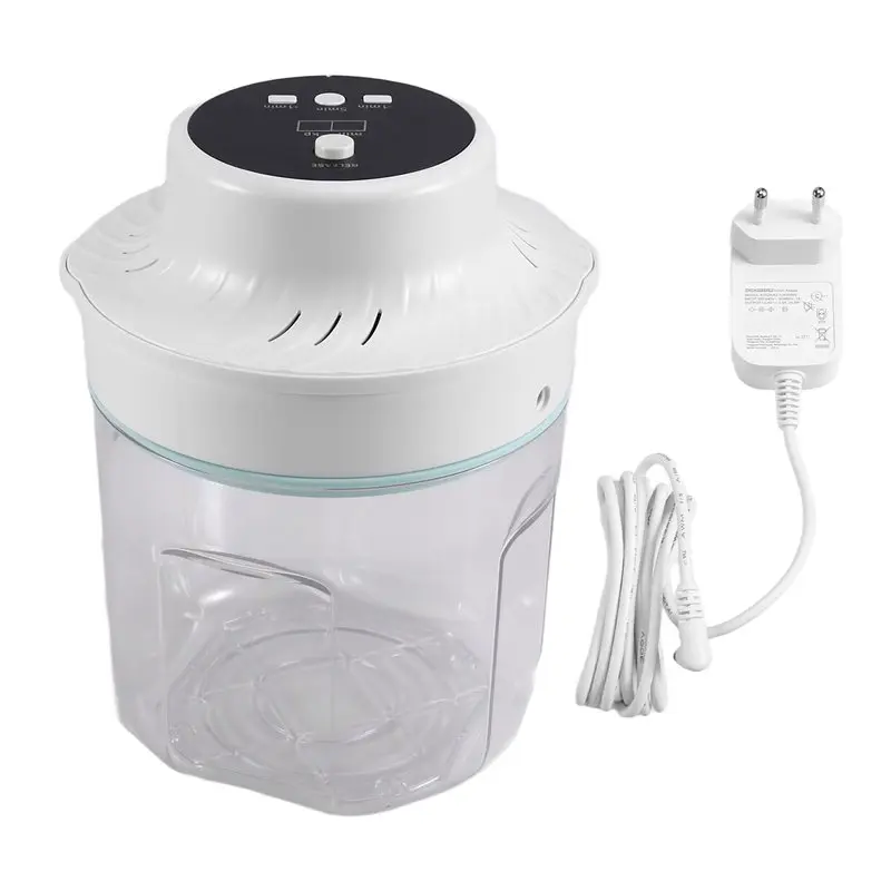 Máquina removedora de bolhas de resina a93z, artesanato para resina epóxi 3l 99,9% remoção de bolhas em 5 min, desgaseificação a vácuo plugue ue