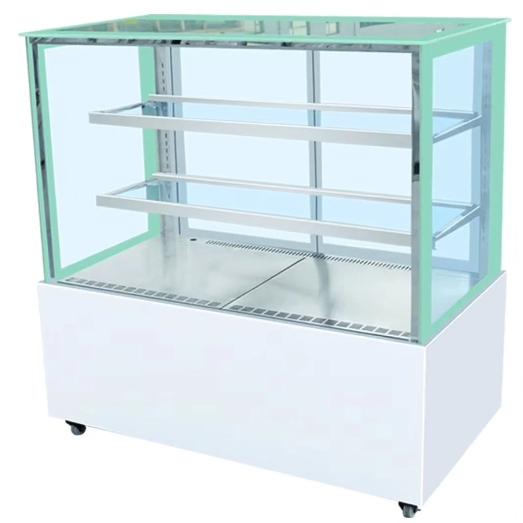 Factory Direct Vertical Cake Display Freezer Fridge with Temperature Controller for Bakery Use