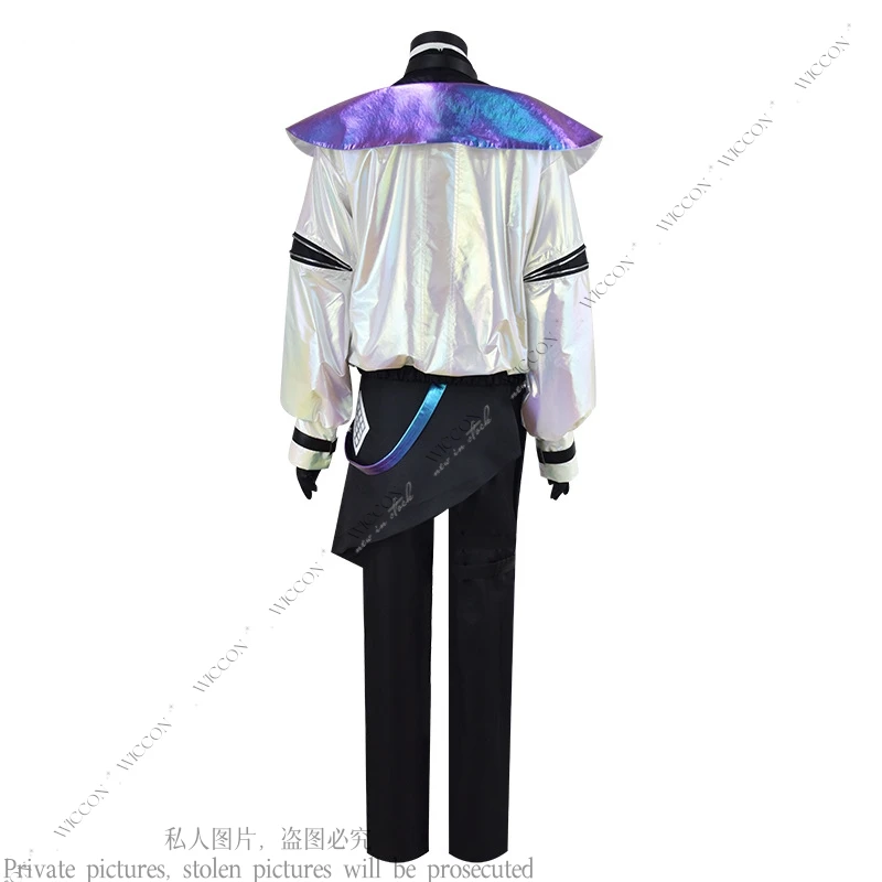 Kamishiro Rui Cosplay Costume Wig Color Stage Project Sekai Wonderland ×Showtime Stage Fancy Party Suit Coat Pants Halloween