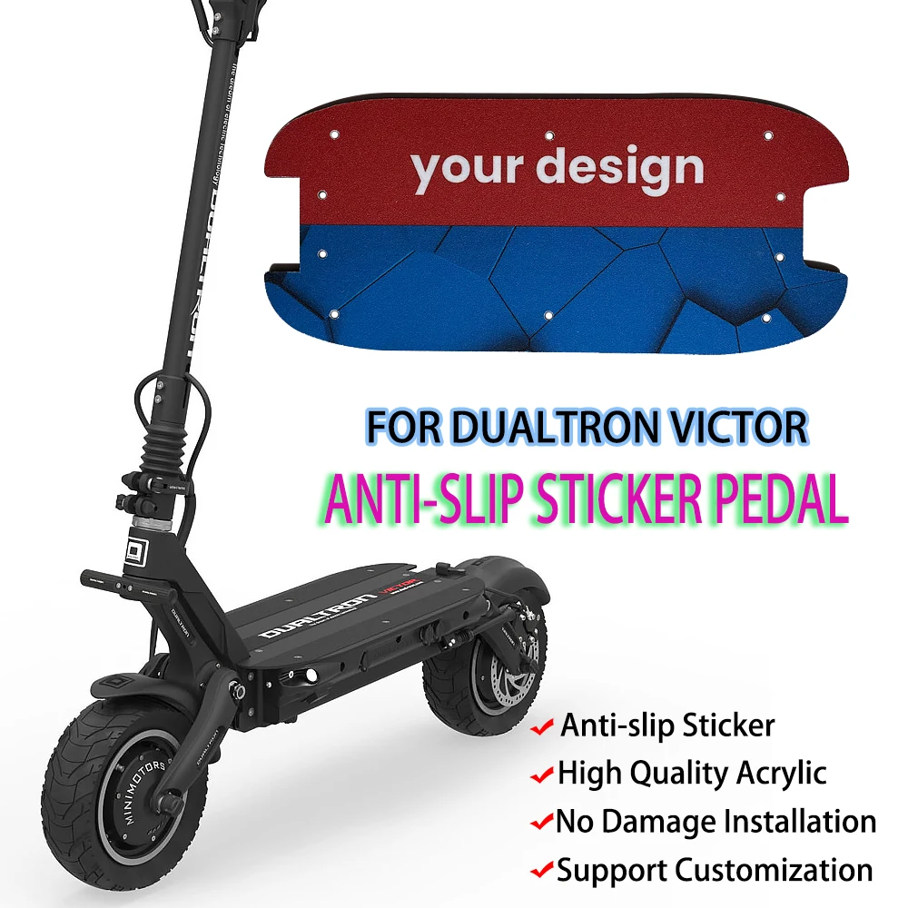 

Anti-slip Sticker Pedal for Dualtron Victor Electric Skateboard Protective cover Non-Slip Decal Sandpaper Abrasive Paper Tape