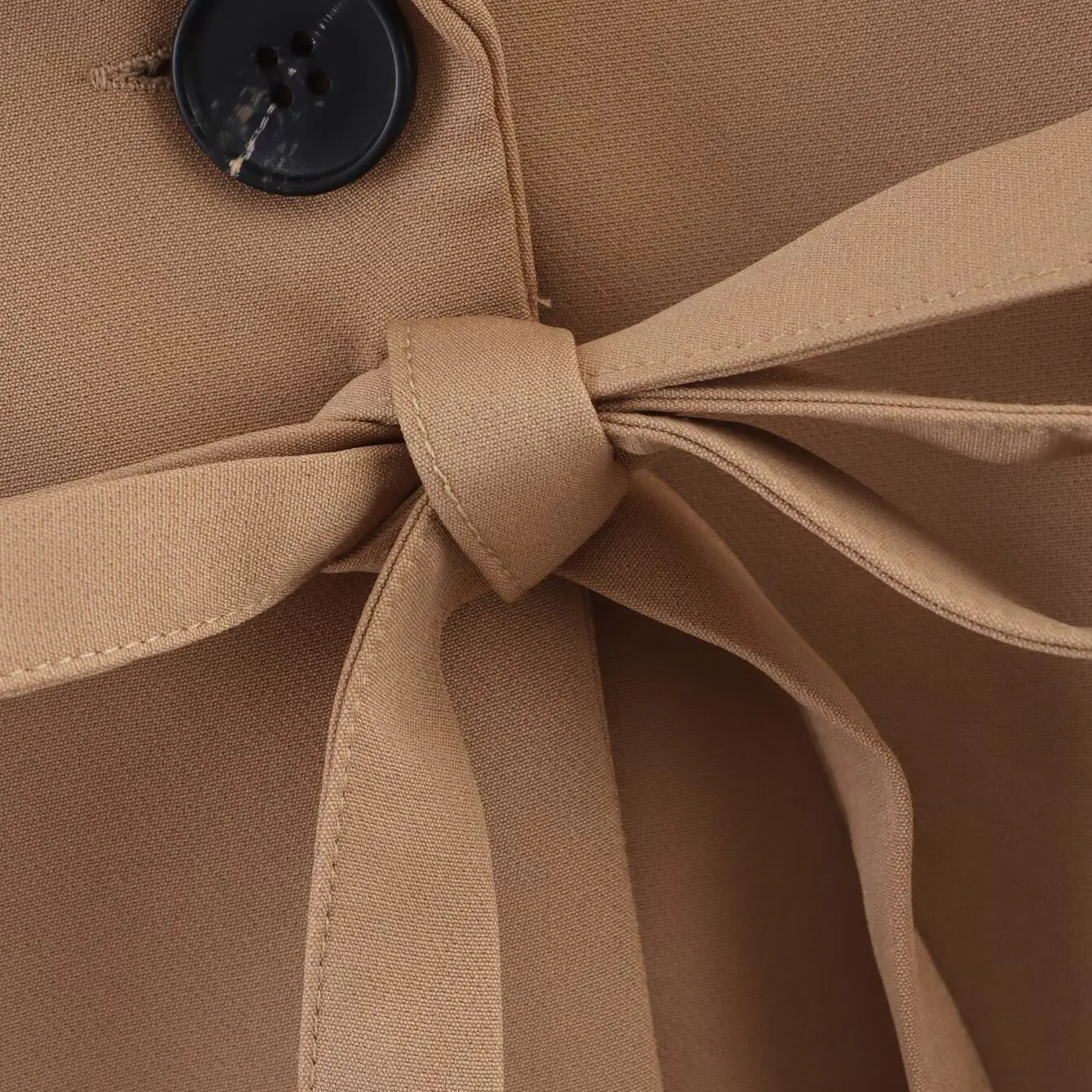 Faionable couleur Pure 3D ket ceinturé vêtements d'extérieur haut JNLEAOG vêtements pour femmes automne nouveau Sle coupe ample longue Sve Polyester