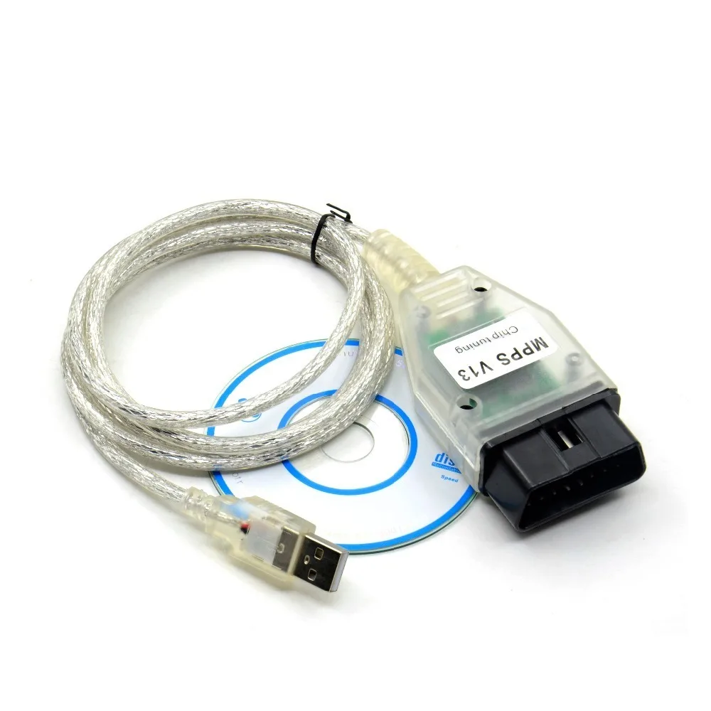 New Arrival Smps Mpps V13.02 V13 K Can Flasher Chip Tuning Ecu Programmer Remap Obd2 Mpps V13.02 Professional Diagnostic Cable