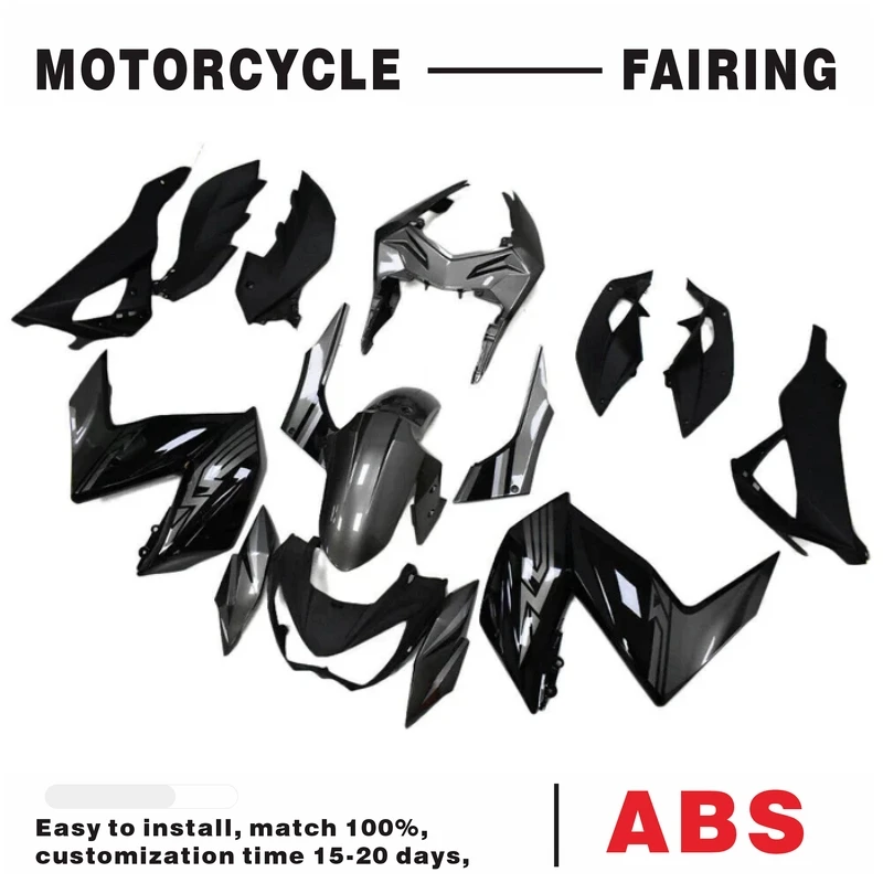 

FOR KAWASAKI 2015-2016 Z250/Z300 BLACK FAIRING KIT