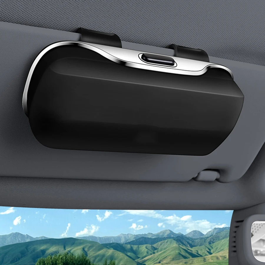 Estuche portalentes para gafas de sol del coche – Conductor y copiloto - imagen 2