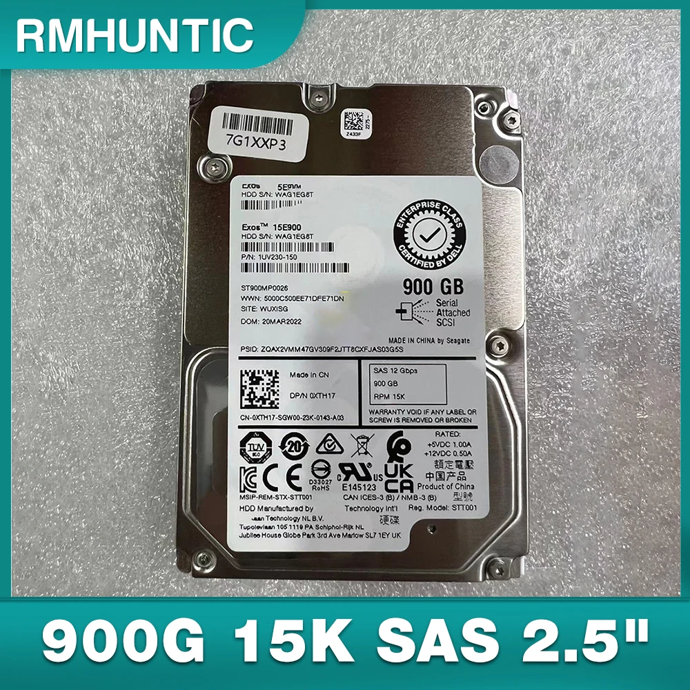 ST900MP0026 Server Hard Disk 0XTH17 XTH17 900G 15K SAS 2.5