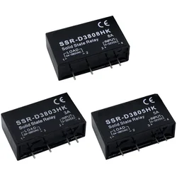 PCB SSR-D3803HK D3805HK D3808HK Dedicated With Pins 3A 5A 8A DC-AC Solid State Relay SSR Single Phase Small Solid State Relay