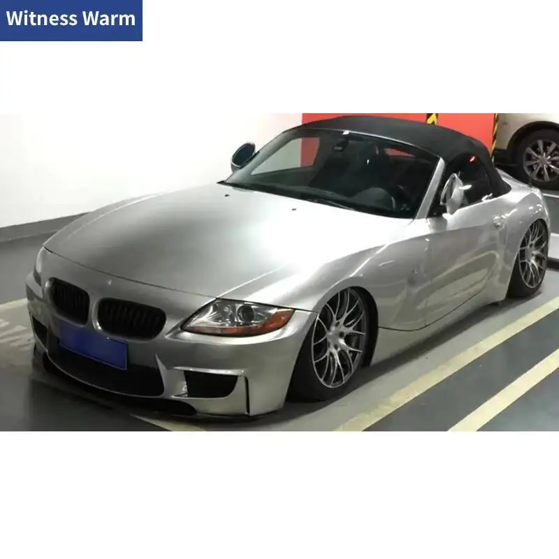 FRP Material Unpainted Car Body Kit Front Bumper 1M Style For BMW Z4 E85 E86 Tuning 2003-2008 view 3