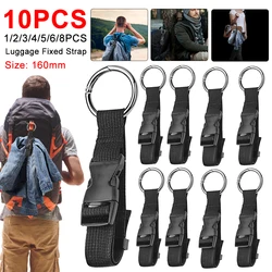 Travel Luggage Fixed Strap Backpack External Strap Portable Strap With Release Buckle Add-A-Bag Luggage Strap Belt Jacket Holder