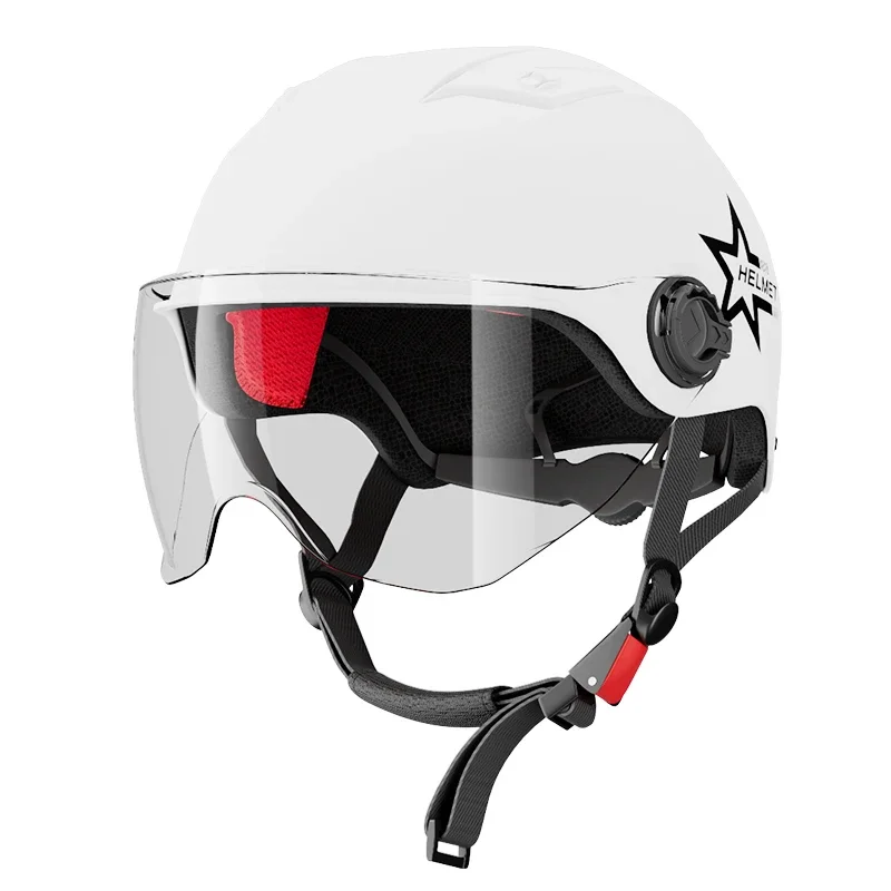 Unisex Lightweight All-Season Electric Bike/Motorcycle Helmet - Waterproof UV-Resistant Coldproof Safety Helmet