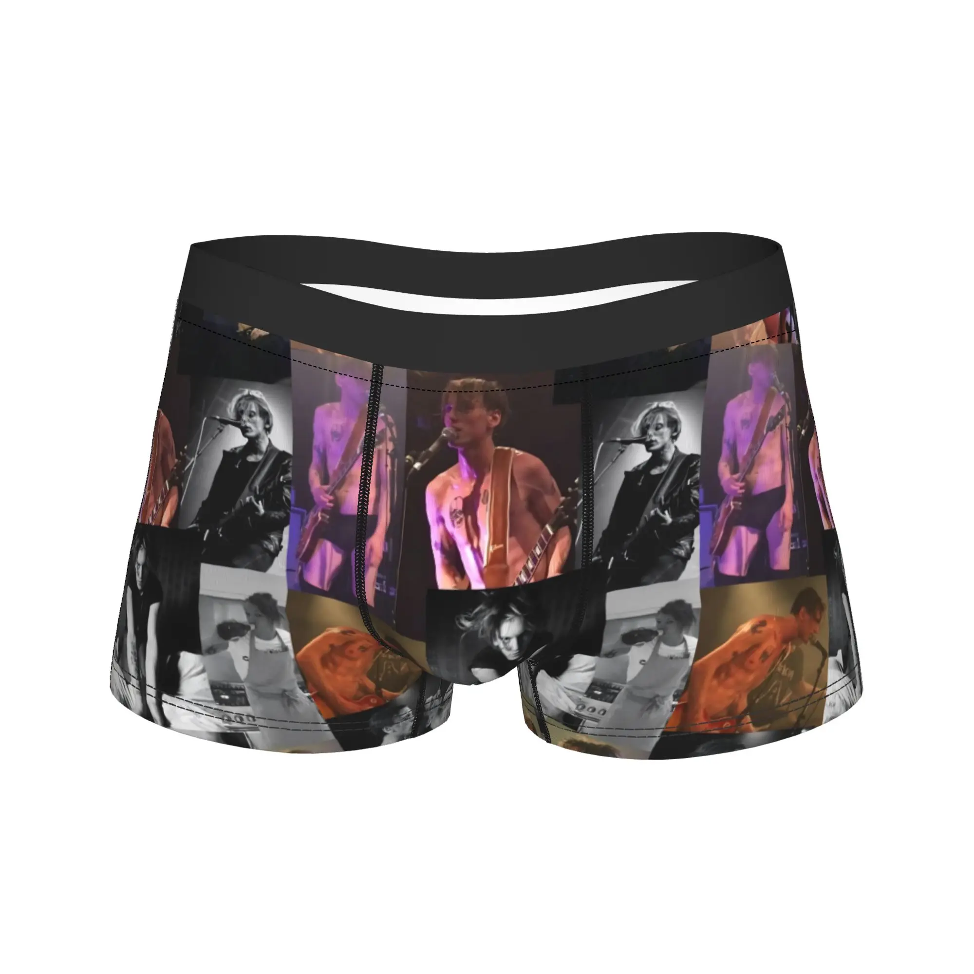

Jamie Campbell Bower Men Boxer Shorts Ultra Soft Underwear Underpants