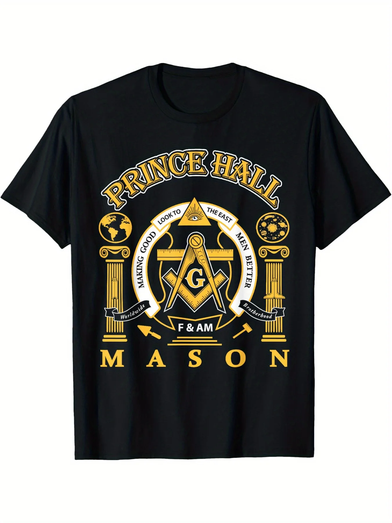 Greats Mason: Masonic Prince Hall Masons Presidents Day T-Shirt, PLUS SIZE, L-5XL