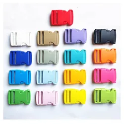 32mm/38mm 10pcs Colorful Curved Side Release Buckle Clasps For Paracord Bracelet Backpacks Clothes Bags Parts DIY Accessories