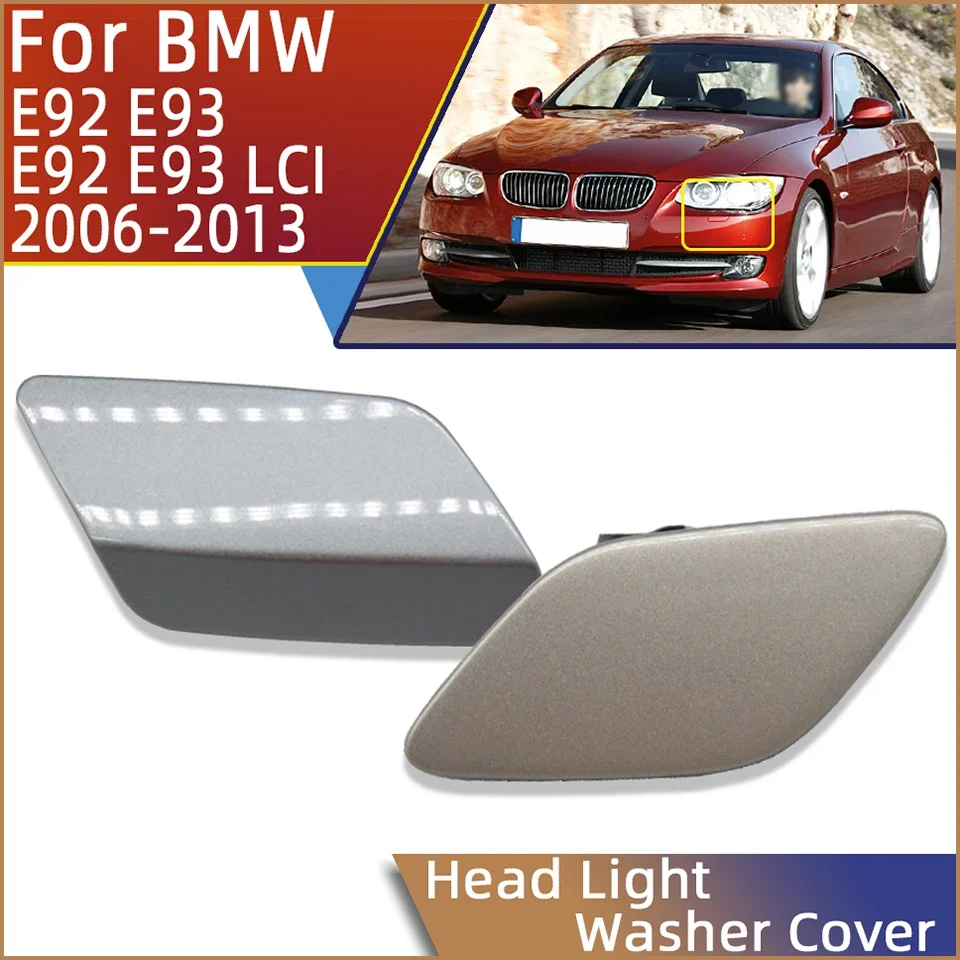 

Front Headlight Headlamp Washer Nozzle Cover Cap For BMW 3 Series Coupe E92 E93 LCI M SPORT 2006-2013 61677253393 61677171659