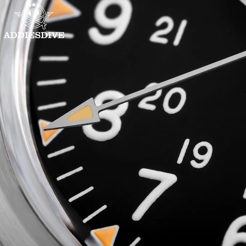 ADDIESDIVE NH35 Automatic Mechanical Watch Simple 200m Waterproof Super Luminous 36mm Diver Men Watches AD2088 Relogio Masculino