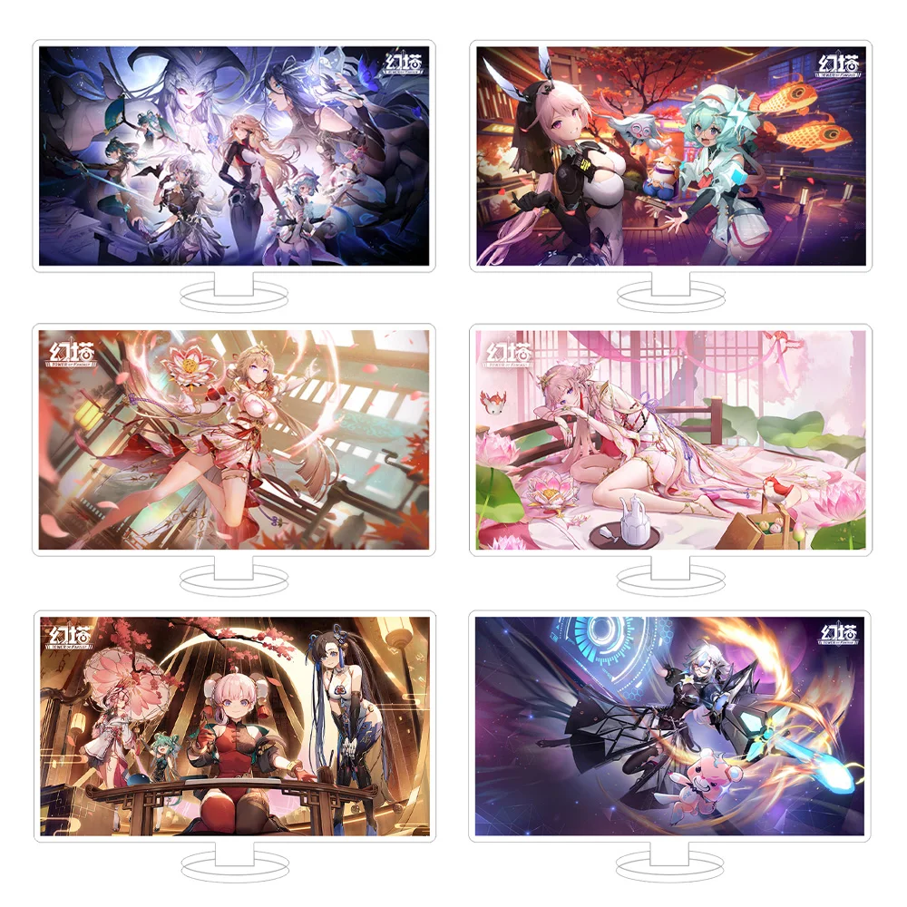 

Tower of Fantasy Character wallpapers Fiona Ji Yu Lyra Asuka Cobalt-B Frigg Lan Lin Meryl Plotti Acrylic stand desk ornament Toy
