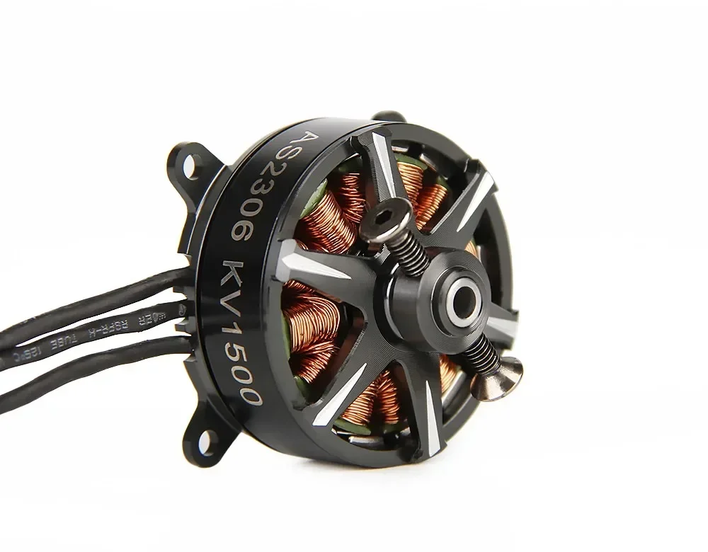 T-Motor AS2306 ショートシャフト ブラシレス モーター - KV1500/KV1900/KV2300、F3P 3D/4D 屋内 RC 飛行機用 2-3S LiPo