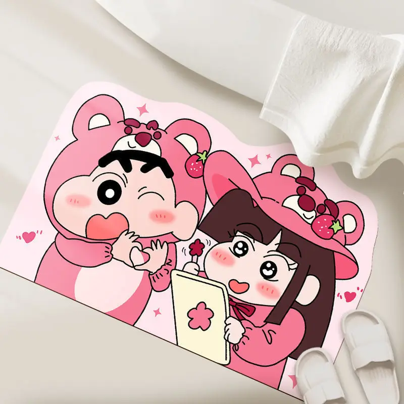 Shower Room Water Uptake Mat Quick Drying Fashionable Home Gifts And Exquisite Cartoon Anime Soft And Comfortable Anime Periphe