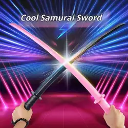 Espada de juguete única samurái, espada samurái de gravedad impresa en 3D, cuchillo, espada Katana retráctil, juguetes de descompresión escalables, accesorios Cos