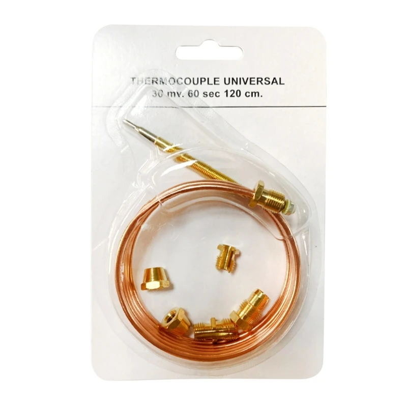 Universal Gas Thermocouple Stove Fireplaces Replacement with 5pcs Fixed Part Dropship