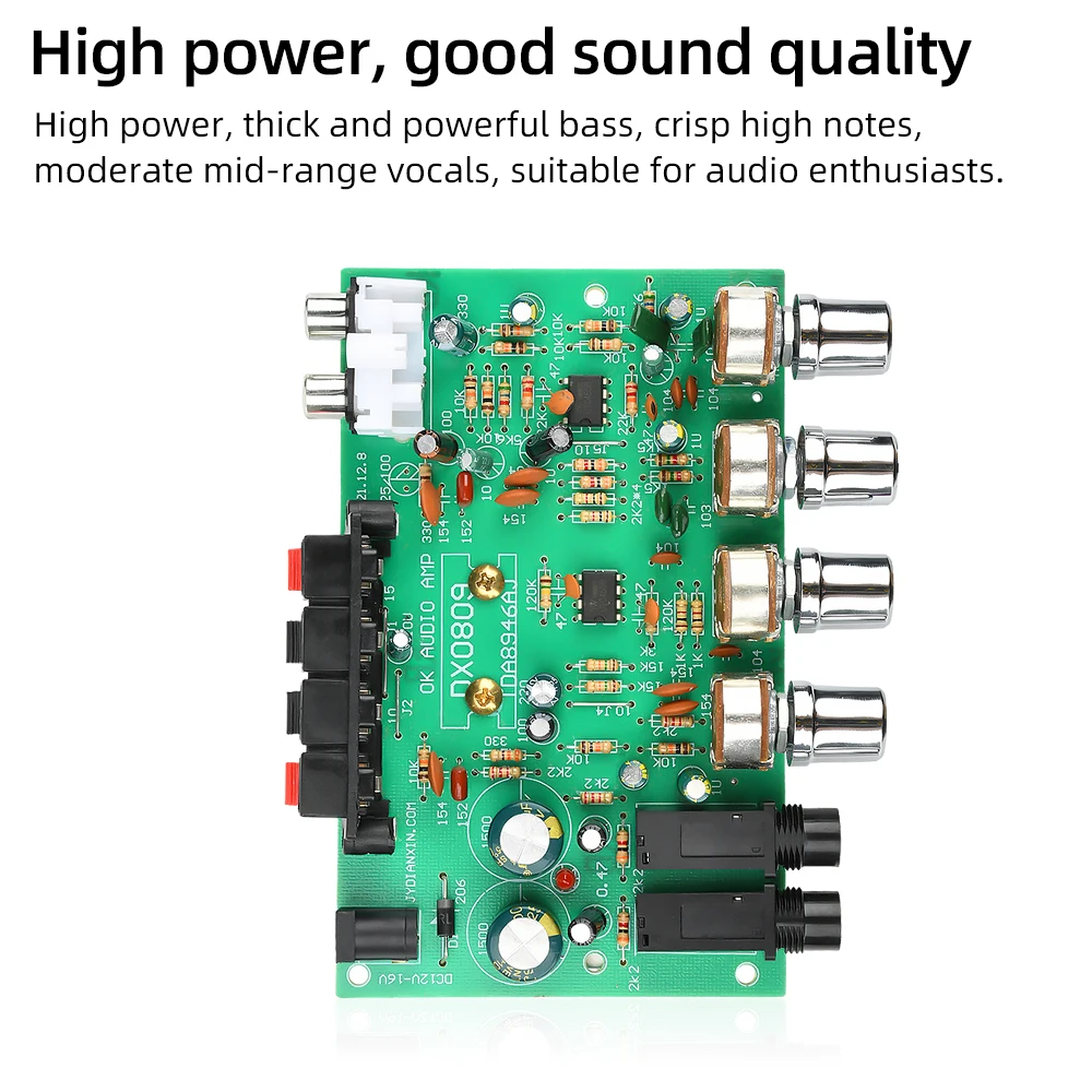 40W + 40W TDA8944 스테레오 오디오 증폭기 보드 디지털 마이크 증폭기 자동차 앰프 톤 제어 스피커 듀얼 채널 앰프