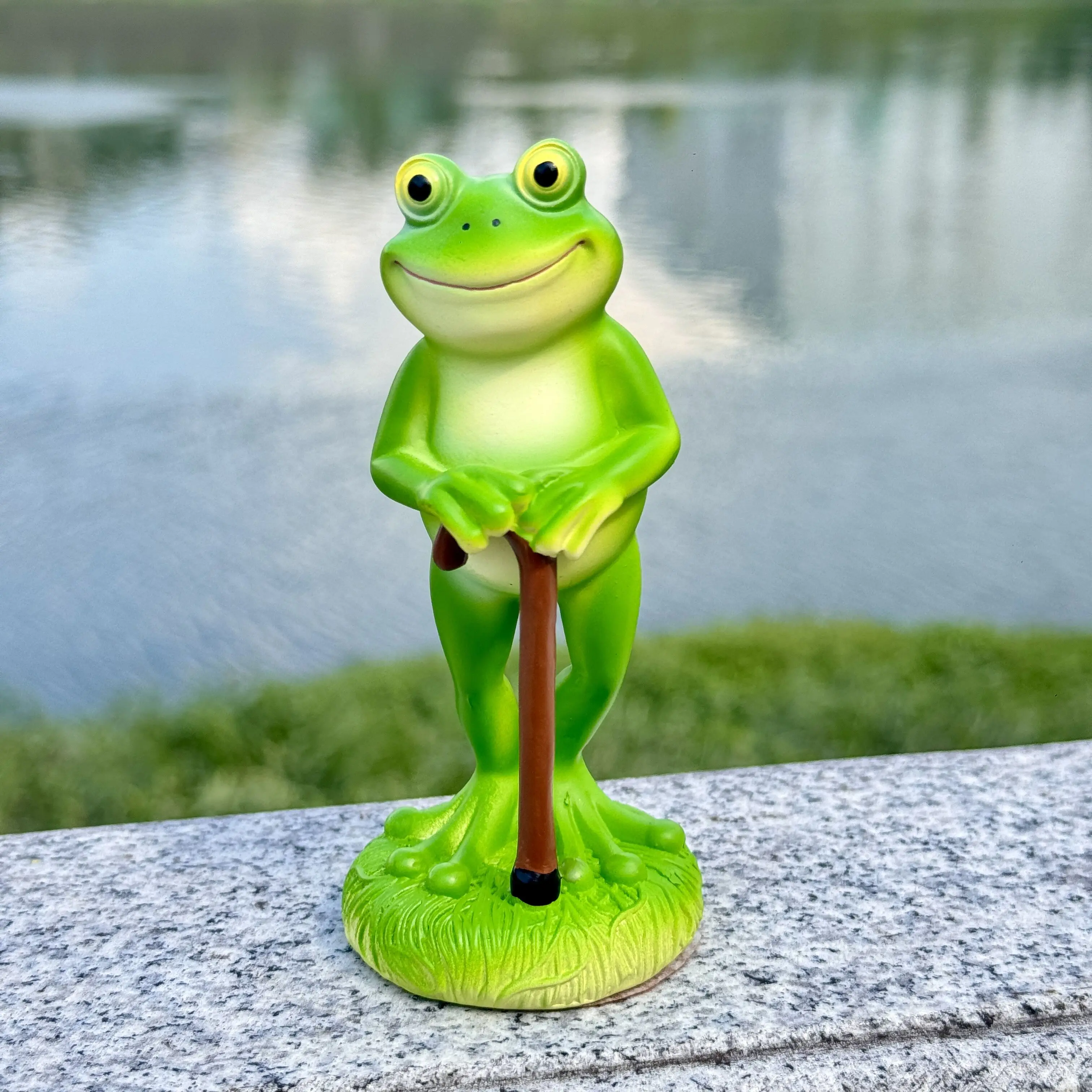 1Pc Charming Green Frog Garden - đánh giá và giá Plant Parent Pot