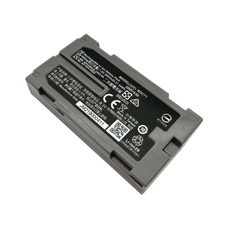 Imagem -03 - Bateria Recarregável do Li-íon para a Estação Total Superior Gm52 Bdc71 2993mah 7.2v Bdc71 Peças