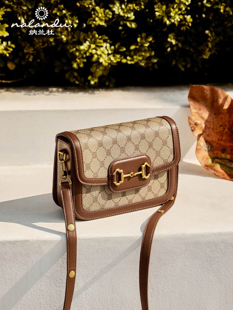 

Nalan Du 2025 New Women's Crossbody Bag Soft Briti Sle Small Square Tofu Bag Faionable And Ele Single oulder Bag