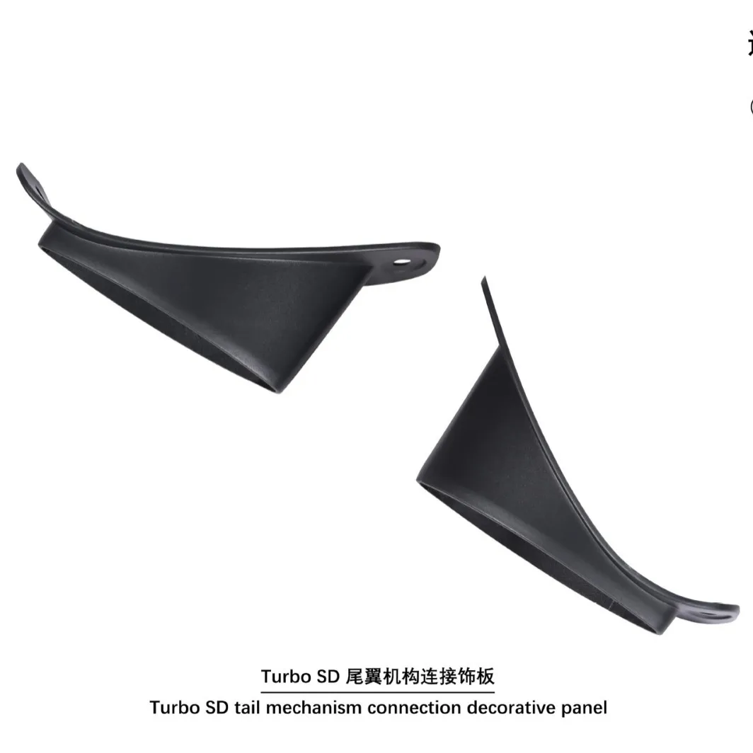 For 19-UP Porsche 911 992 Turbo SD Rear Wing Mechanism Connector Trim