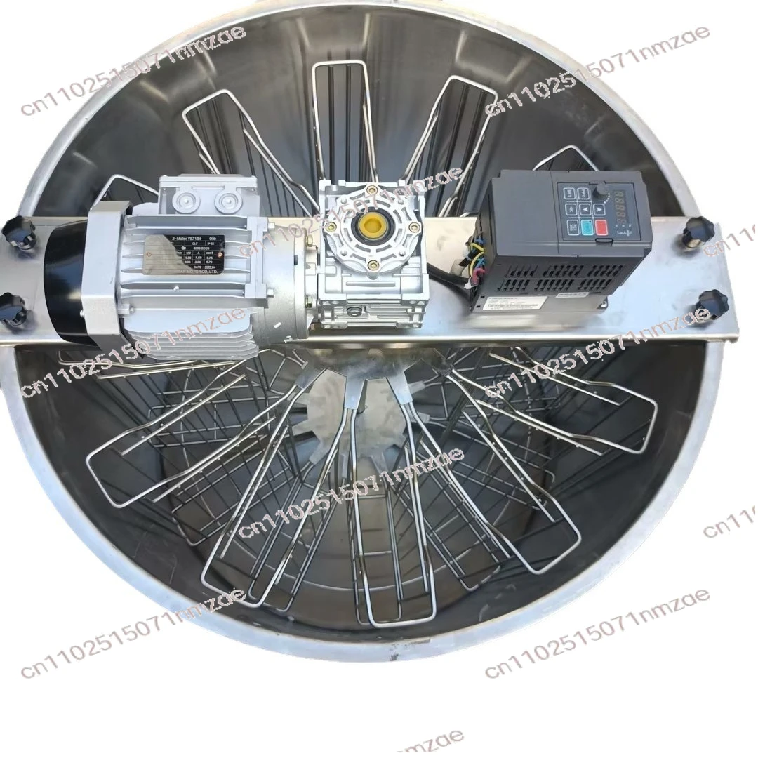 

2 Frame Horizontal Electric Honey Extractor, 304 Stainless Steel Inner Frame Honey Separator