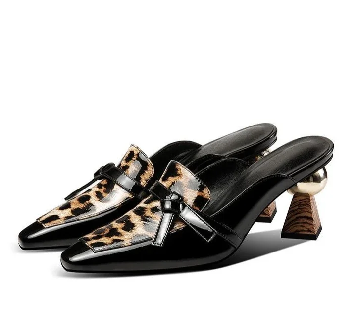 

Fashion Heeled Pointed Toe Sandals for Women Comfort Elegan Designer Luxury Slippers for Women Non Slip Woman's Shoes Sandalias