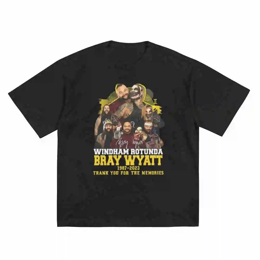 Bray Wyatt Fiend Windham Rotunda Short Sleeve Tee 100% Cotton T-Shirt
