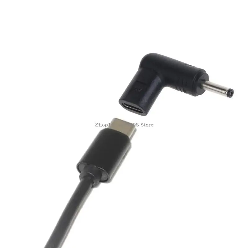 

Power Adapter Type C Female to 3.5 x 1.35mm Male Plug Right Angled Connector Adapter 90° Plug Converter Adaptor