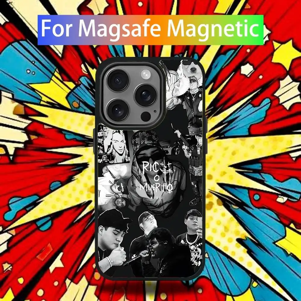 R-Rico O Muerto Music Phone Case For iPhone 17,16,15,14,13,12,11,Pro,Max,Plus,Mini,SE4,E Magnetic Magsafe Wireless Charging