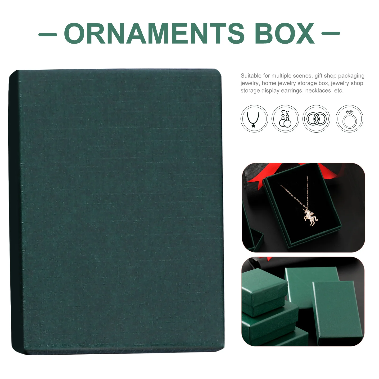 

10pcs Jewelry Boxes High-End Cardboard Sponge Earrings Necklace Storage Case Dust-Proof Gift Packaging Holder Organizing Display