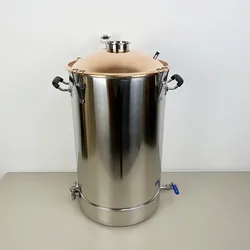 New  55L (14.5GAL) Tank For Distillation Boiler Distillery Tank With Copper Lid ,Homebrew Tank,Distillery Tank Moonshine SS304