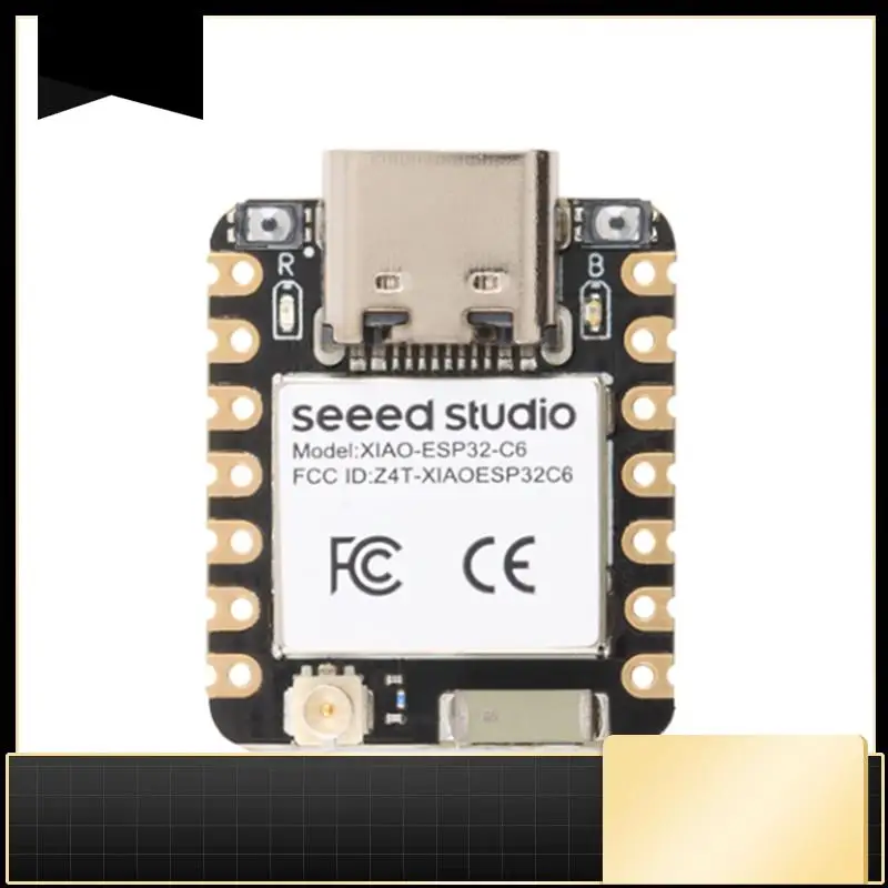 

Плата разработки Seeed Studio XIAO ESP32C6 Wi-Fi 6 + Bluetooth с поддержкой Zigbee Matter Supermini, макетная плата для Arduino-N33R