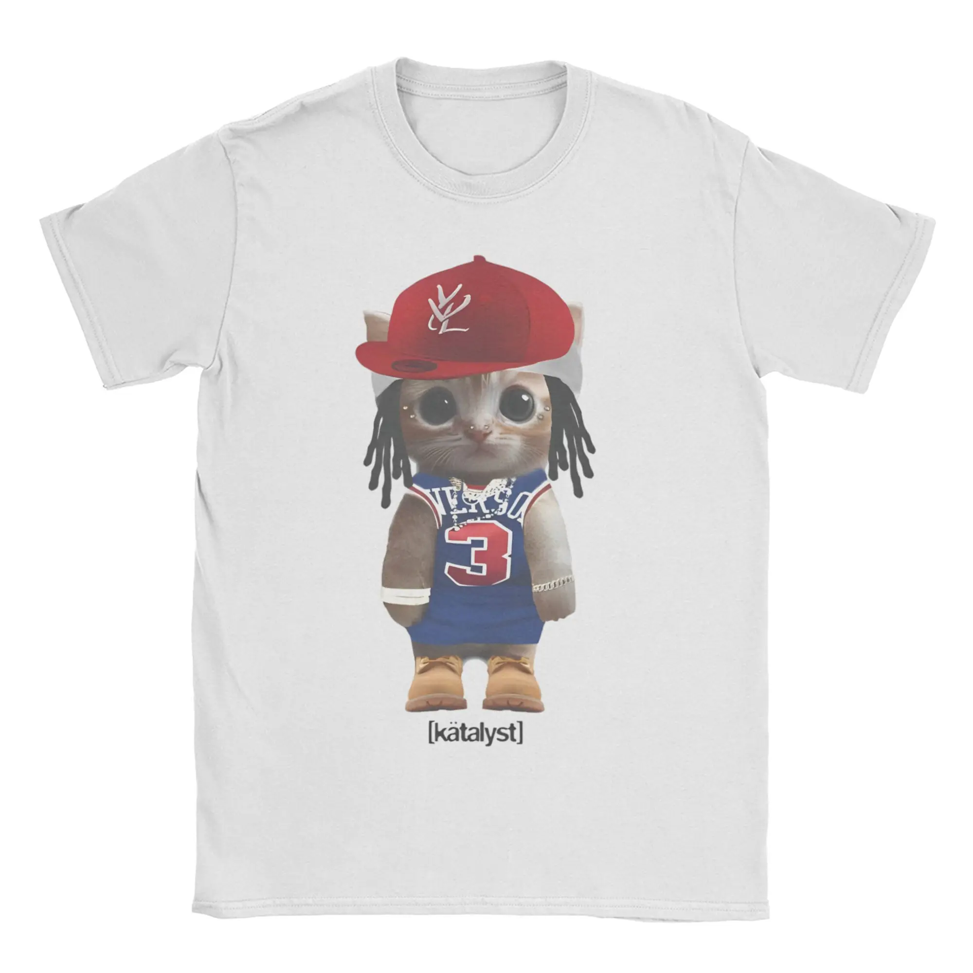 

Rapper Playboi Carti Opiums for Men Women T Shirt Cute Cat Unique Tee Shirt Short Sleeve O Neck T-Shirts Pure Cotton Printing
