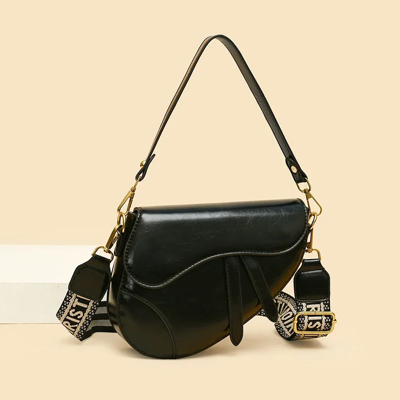 Fashionable Leather Clutch Mini Bag for Superstar Show Women with Casual Business Use and Large Pocket