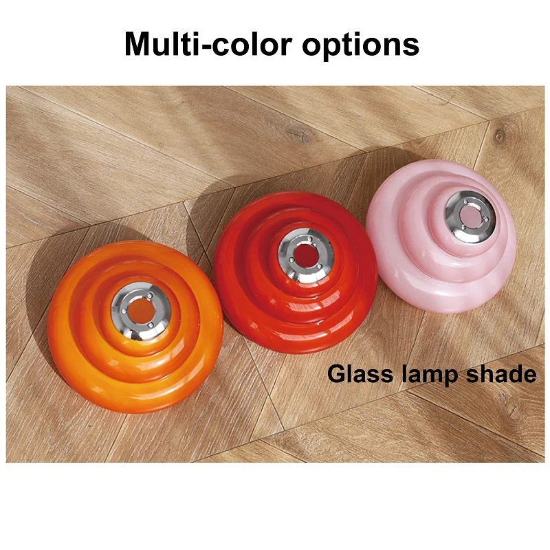 Modern LED Cream Style Stained Glass Chandeliers Nordic Children's Room Bedroom Atmosphere Cloud Lamps
