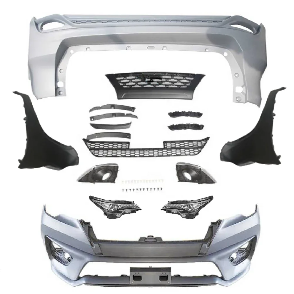 Car Accessories Exterior Decoration Contains Bumper Grille Fender Bodykit For 20162018 Upgrade To FORTUNER 2016