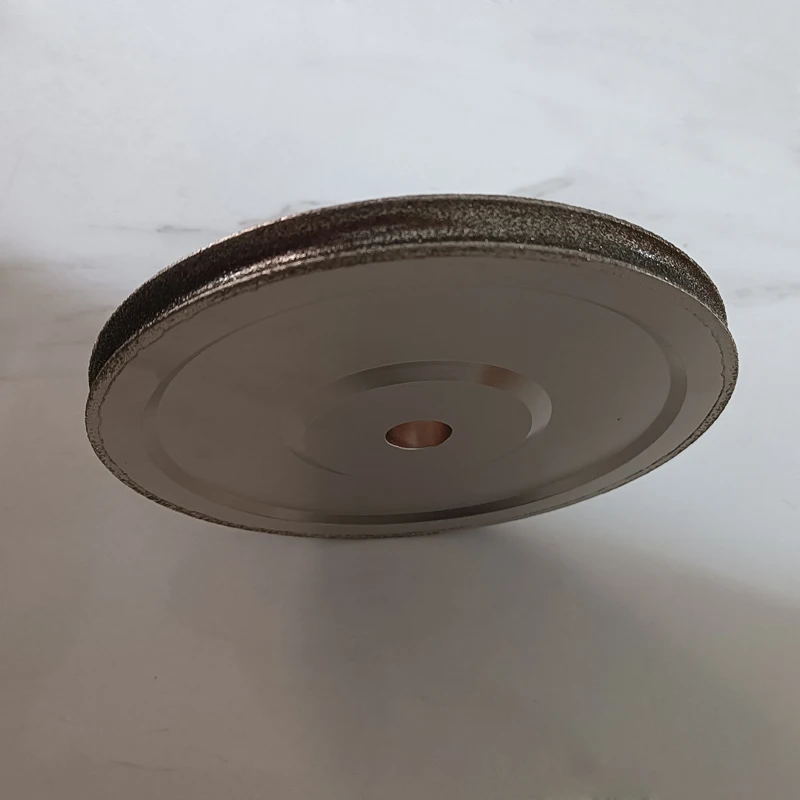 ダイヤモンド砥石 6インチ 150mm 16mm穴 ビーズ作成用 ダイヤモンド成形ディスク 丸型バケットライスフラットビーズ