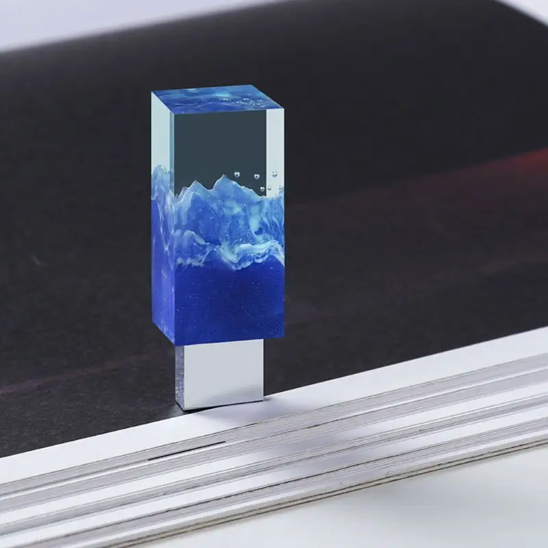 DIY Snow Mountain USB Resin Molds Set with 8G USB Driver Epoxy Resin Making Mold Wholesale