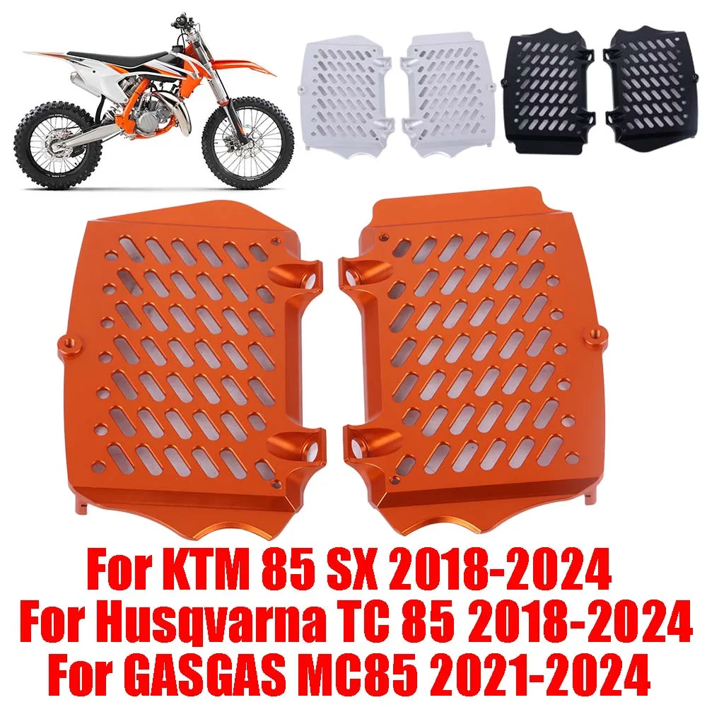 Per KTM SX 85 SX85 HUSQVARNA TC 85 GASGAS MC 85 MC85 2018 - 2024 Accessori Moto Griglia Del Radiatore Protezione Della Copertura Della Protezione