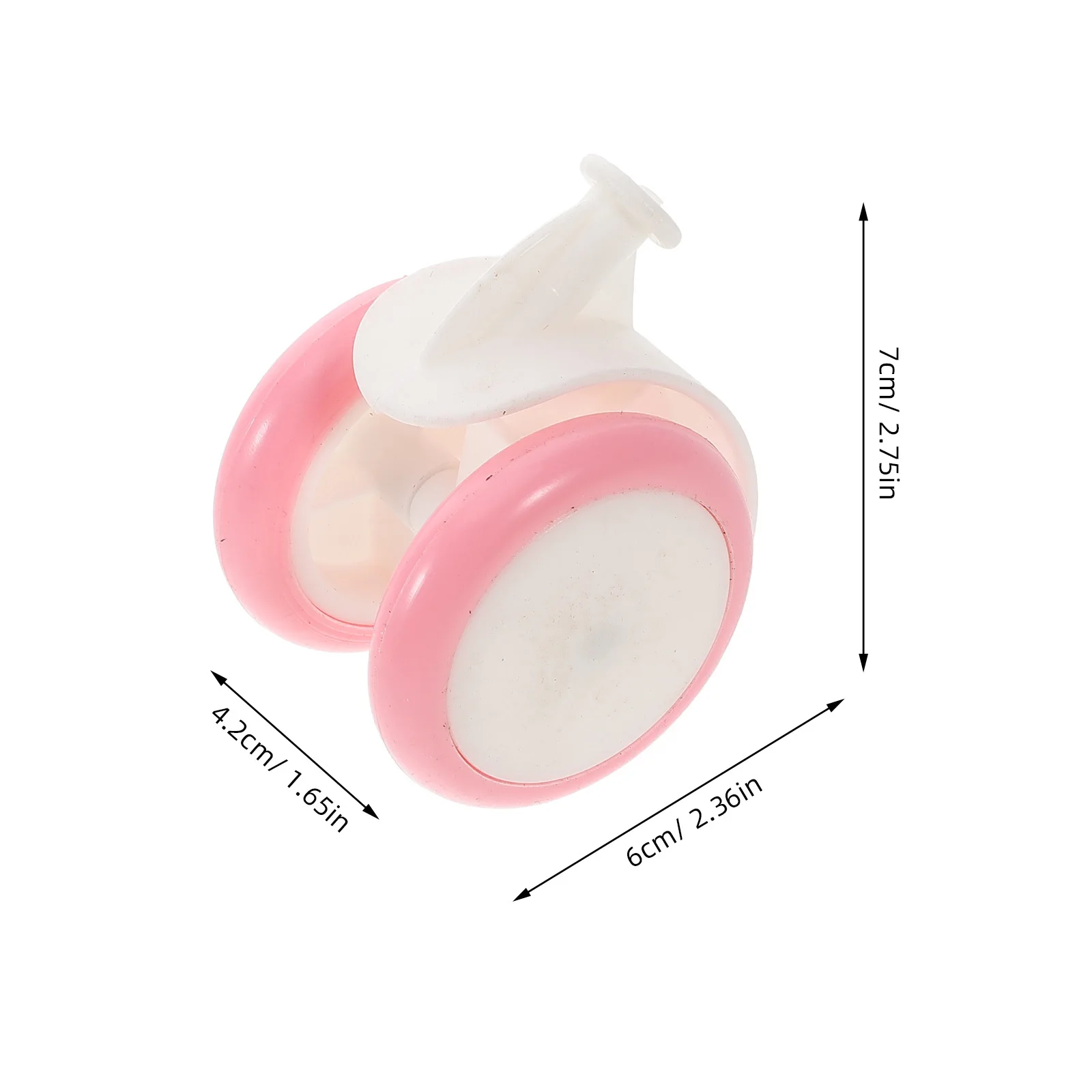 4pcs Replacement Wheels For Kids Walkers Universal Fit Heavy-Duty Plastic Casters Repair Kit Toddler Wheel Replacement Set