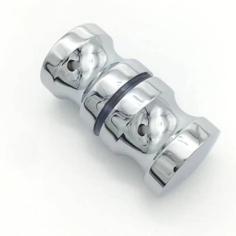 مقابض أبواب زجاجية من سبائك الألومنيوم ، مقبض بفتحة واحدة ، مقابض حمام صغيرة ، عملية بسيطة وحديثة ، سهلة التركيب