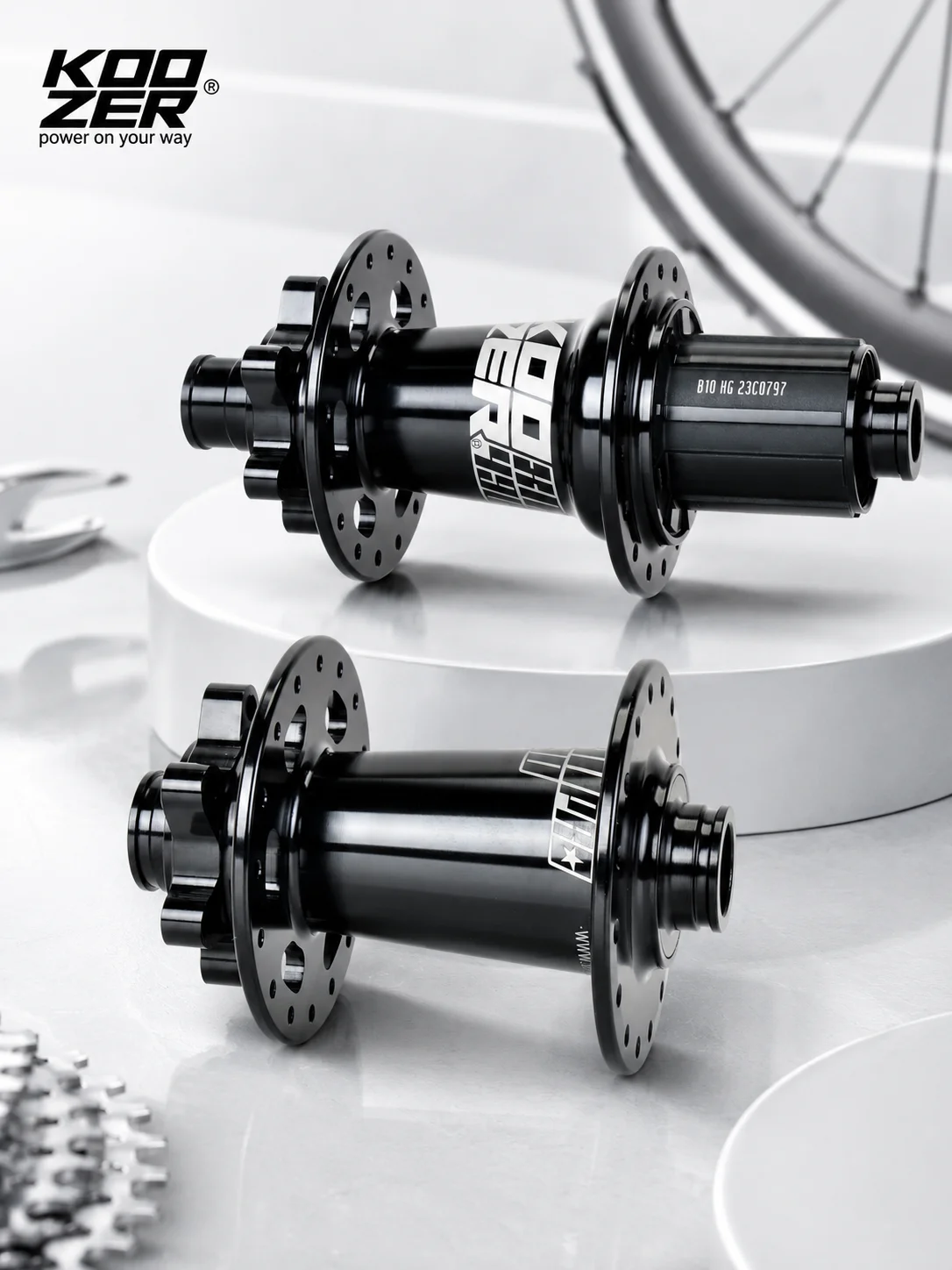 Koozer XM490pro Boost CR-Mo Stahlschaft 32 Löcher HG XD MS 10 11 12s Hinterradnabe 5x141 QR 12x148mm THRU TA MTB Fahrradnaben Fahrradteile – Detail 1